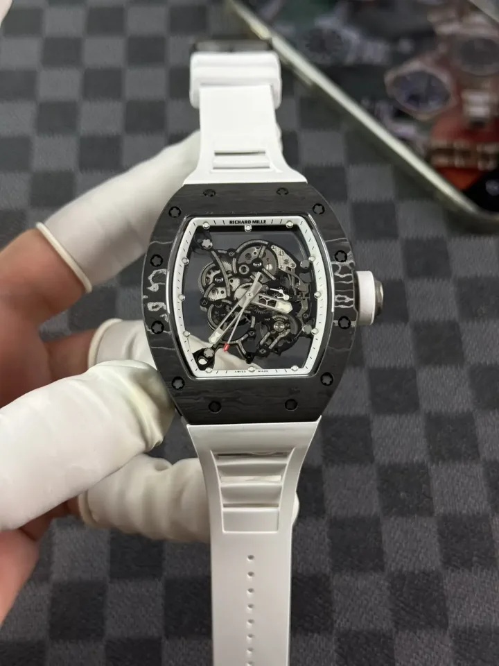 Front view of the RM 055 held by the strap